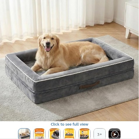 Renvix XL Orthopedic Dog Bed, Waterproof Dog Sofa Bed